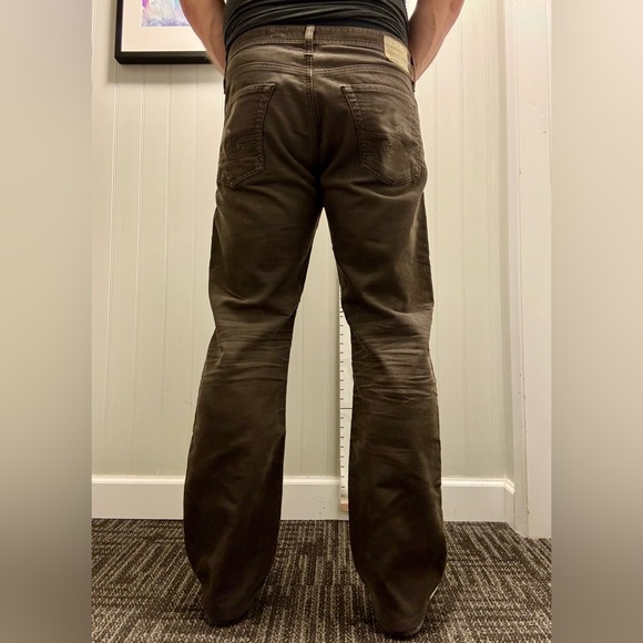 AG Adriano Goldschmied • Protege Straight Leg • Brown Corduroy Pants • W36 / L30 - Picture 2 of 6